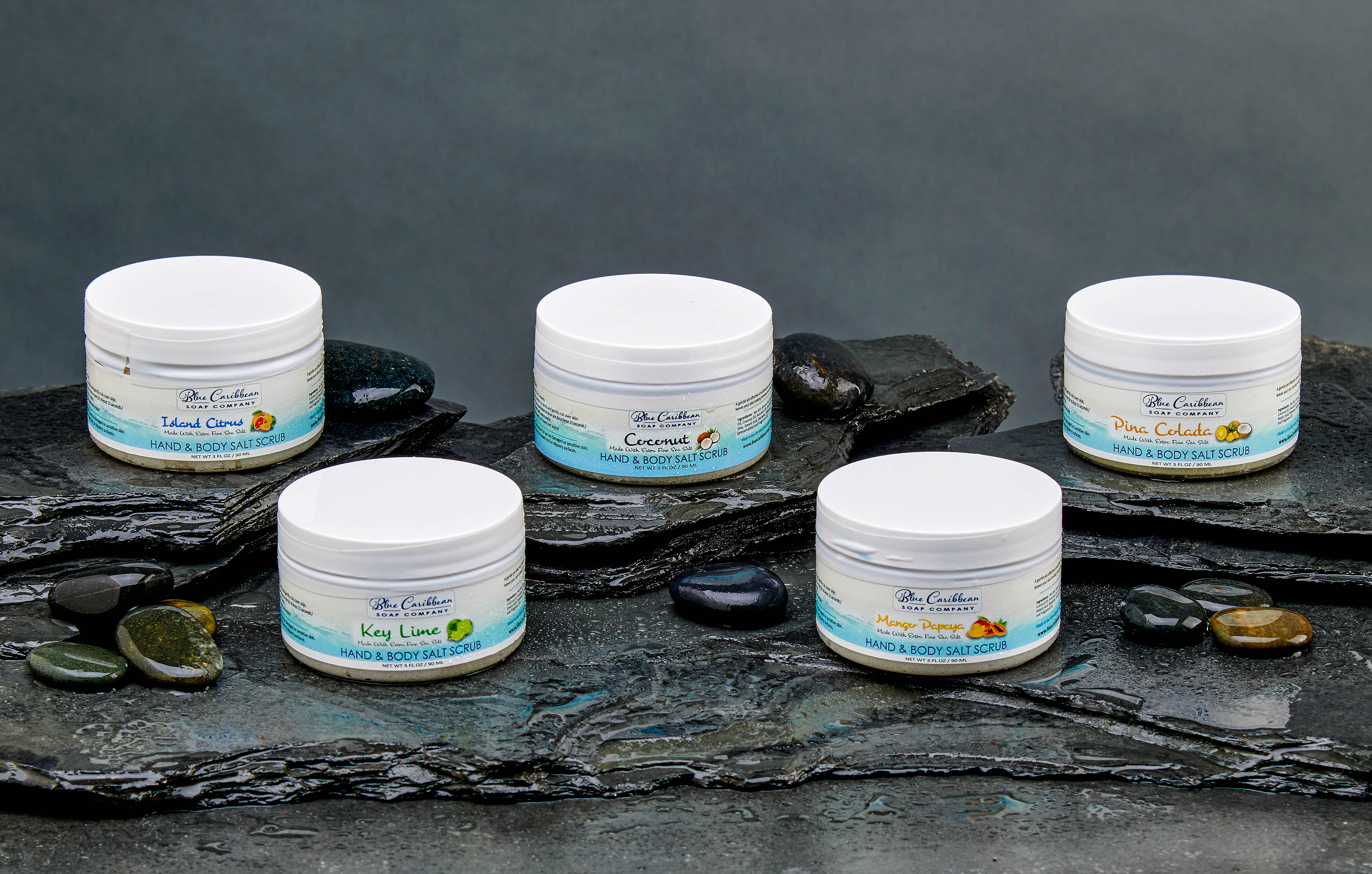 Blue Caribbean - Pina Colada Sea Salt Scrub