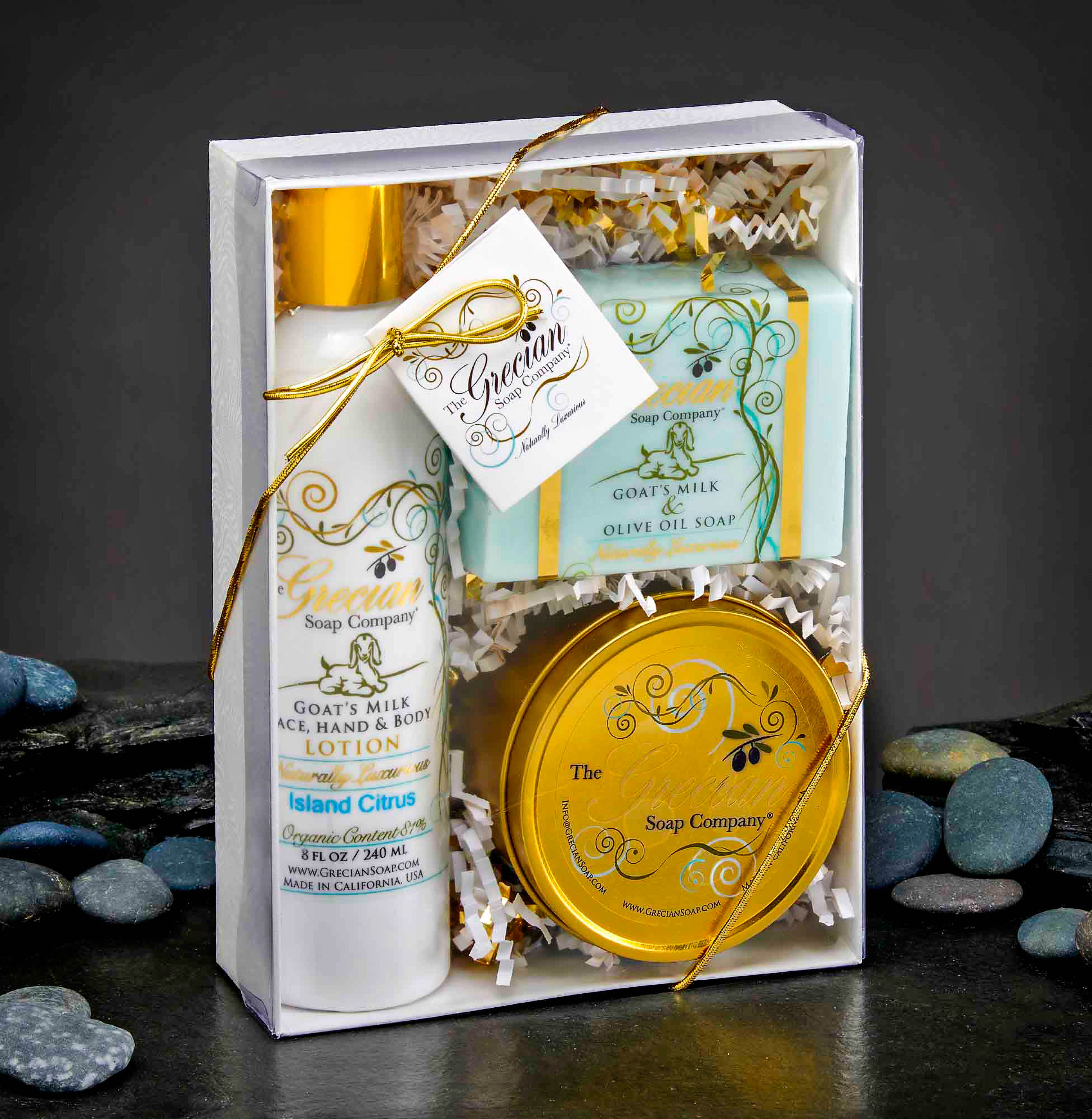 Lotion, Soap and Candle Gift Set