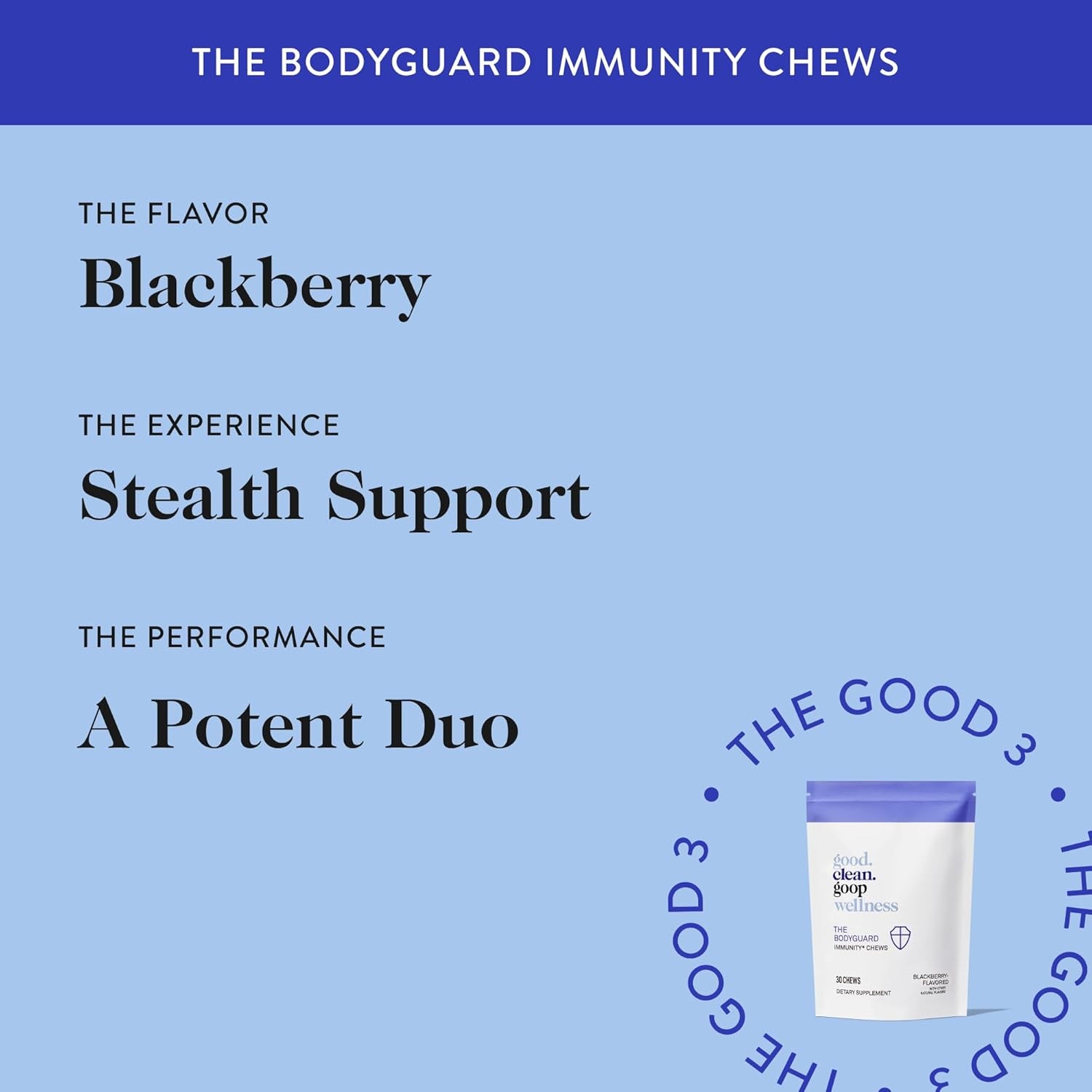 Wellness the Bodyguard Immunity Chews & the Skinspiration Beauty Chews | 30 Chews for Immune System Support | 30 Chews for Healthy & Glowing Skin | Wellness Supplement Set