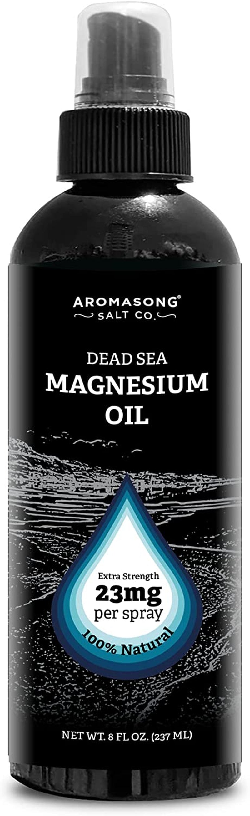 Extra Strength Ultra-Pure Magnesium Spray (23Mg Magnesium in Each Spray) 8 Oz, Known to Be Used for Leg Discomfort and Promotes a Calm Sleep.