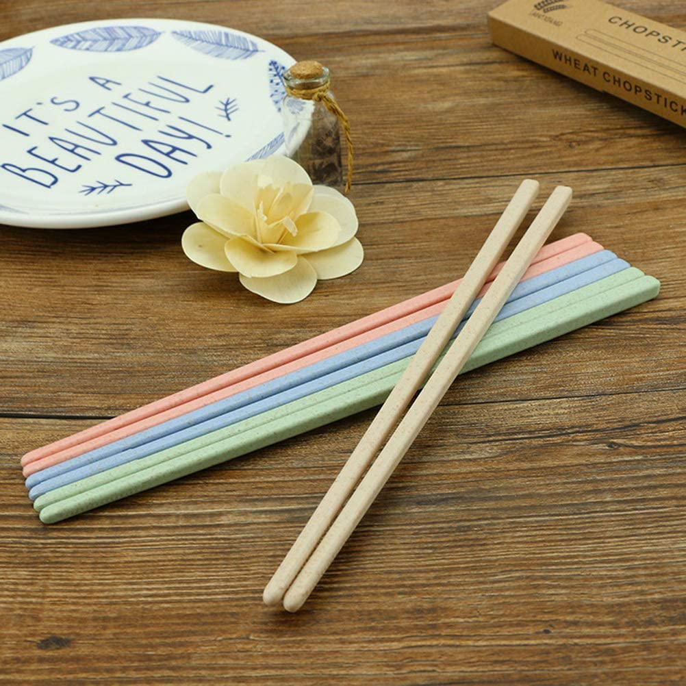 Wheat Husk Composite Chopsticks | Set of 4 Pairs