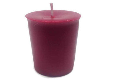 Votive Candles | Pure Natural Beeswax, Red - 6 Pack