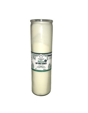 Pillar Candle | All Natural, Dye Free, Unscented, 2" x 9" - 24