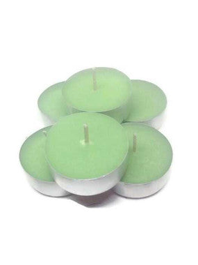 Tealight Candles | All Natural Soy Wax, Hunter Green - Pack of 20