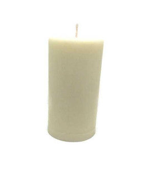 Pillar Candle | Aromatherapy, Vegan, Organic, Basil Peppermint, 2 x 3.8 Inches