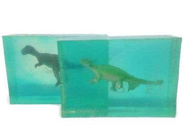 Kids Soap Bar | Watermelon Scented, Includes Dinosaur Toy - 4 oz