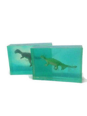 Kids Soap Bar | Watermelon Scented, Includes Dinosaur Toy - 4 oz