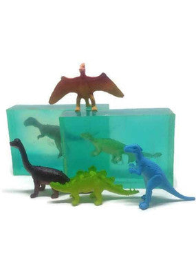 Kids Soap Bar | Watermelon Scented, Includes Dinosaur Toy - 4 oz