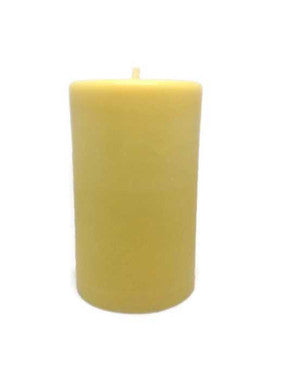 Beeswax Pillar Candle | Organic, 10 oz, 2.45" x 4.2"