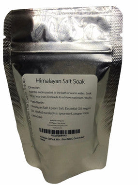 Bath Salt | Himalayan Lavender Soak, 8 Ounce Packets - 24