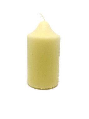 Pillar Candle | Natural Yellow Beeswax, 1.75" x 2.5" - 24