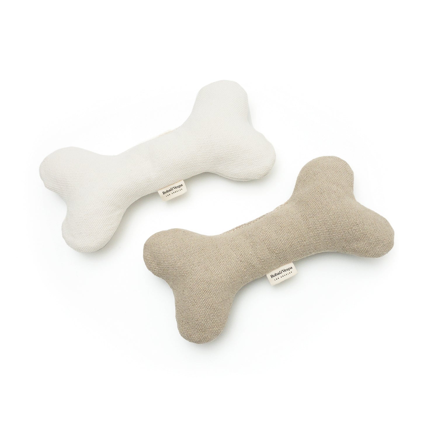 Hemp Dog Bone Toy for Gentle Chewers