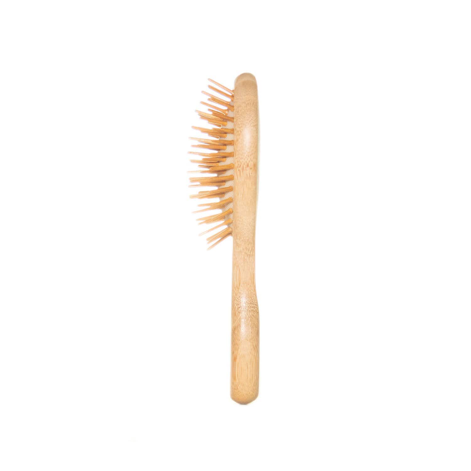 Mini Bamboo Hair Brush - Zero Waste Hair Brush, 100% Bamboo, Plastic Free, Compostable