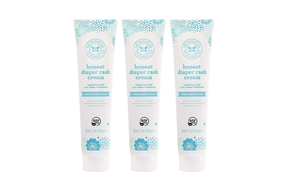 Honest Diaper Rash Cream, 2.5 Ounce (3 Bottles)