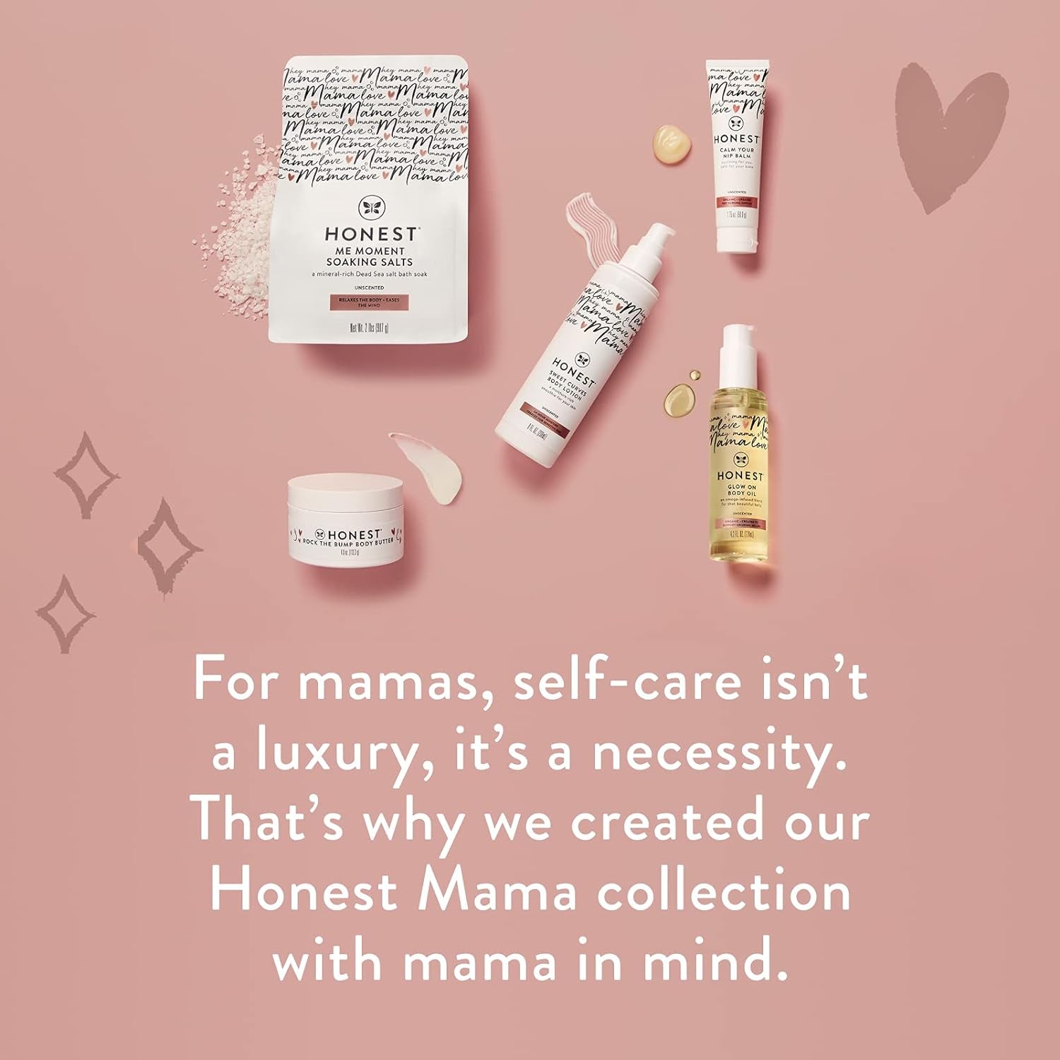 Honest Mama Body + Belly Bump Love Bundle | Moisturizing, Plant-Based Oil + Stretch Mark Butter Cream