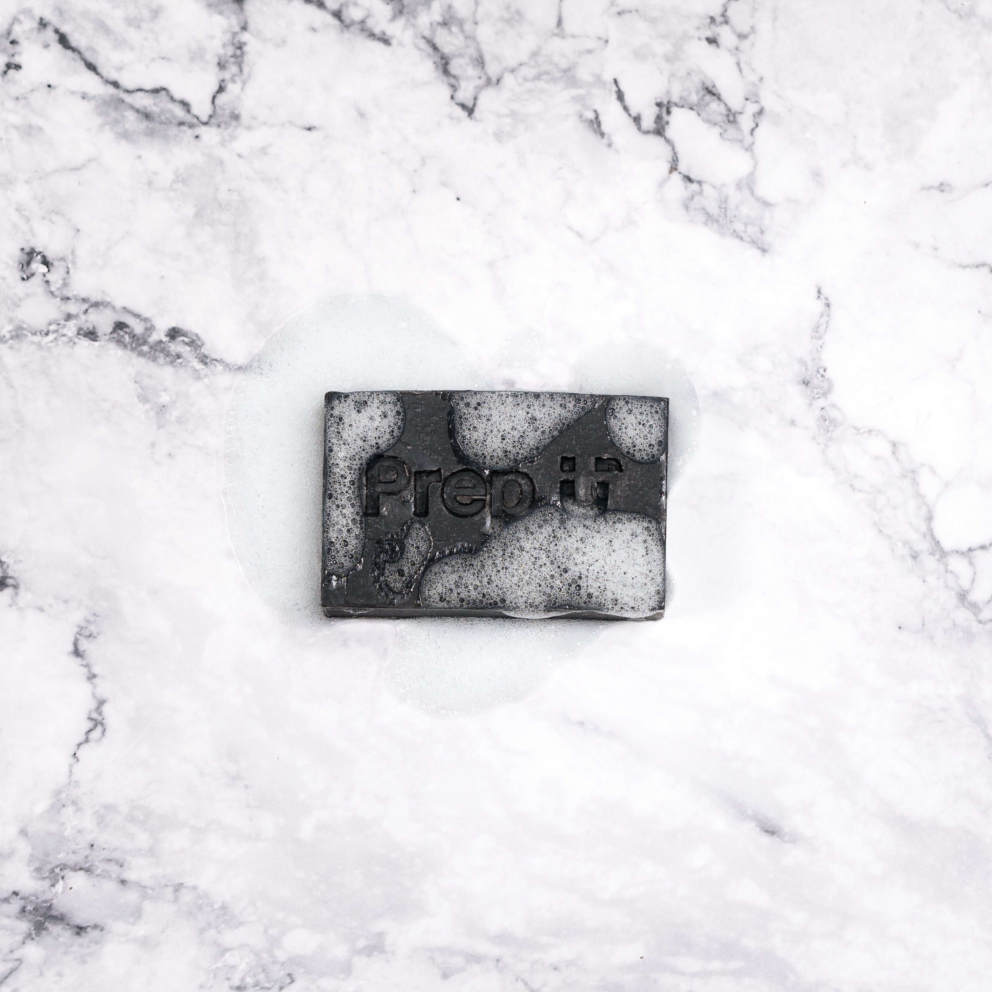 Exfoliating Activated Charcoal Bar Soap with Bentonite Clay - Unscented