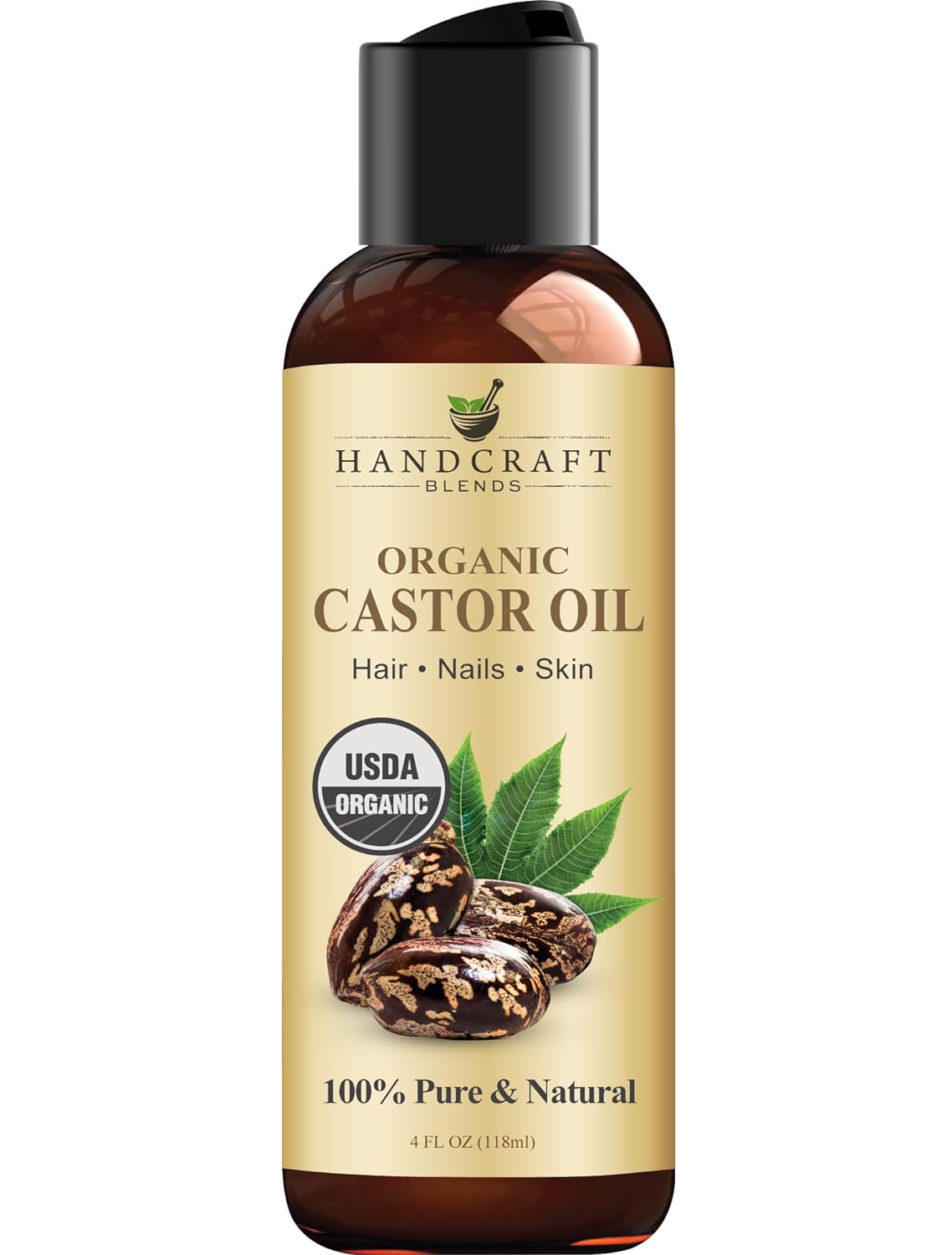 Hair Oil | 100% Pure, Organic, Expeller-Pressed, 4 fl oz