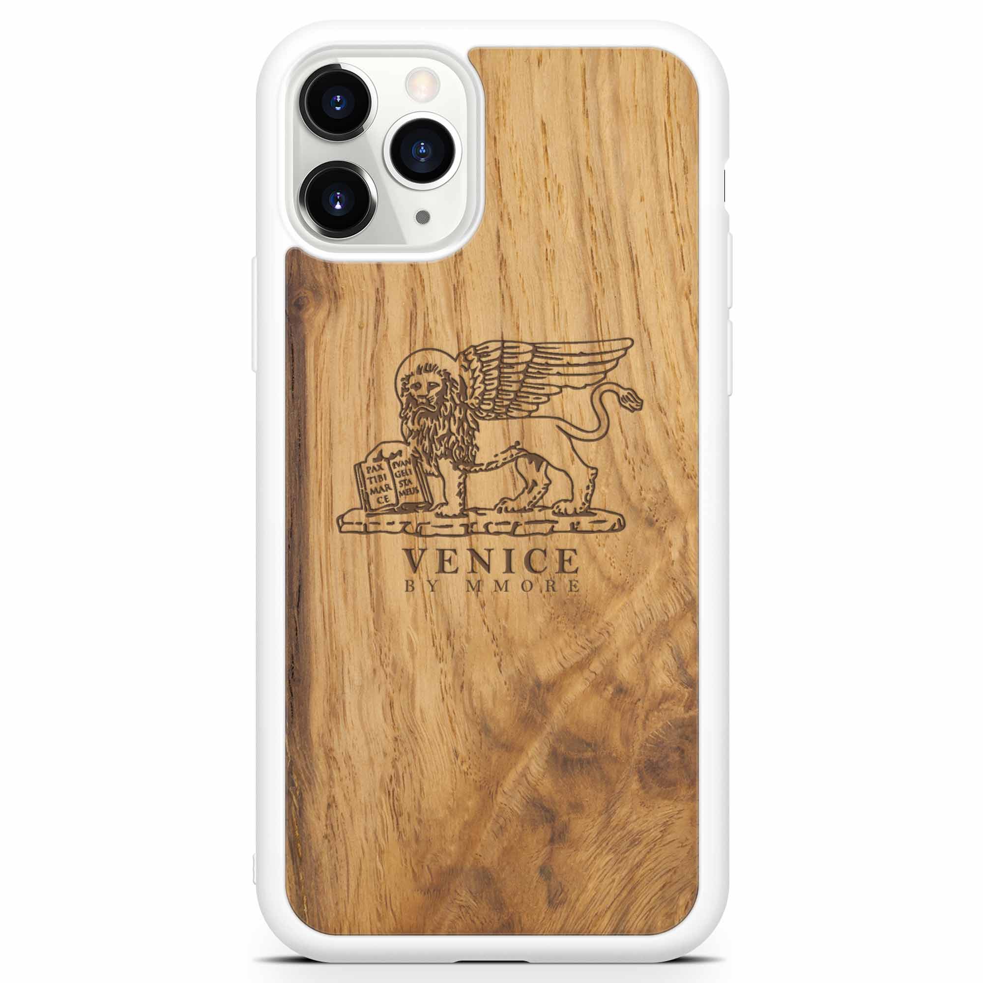 Venice Oak Wood Phone Case | Mark of Lion, Full Protection