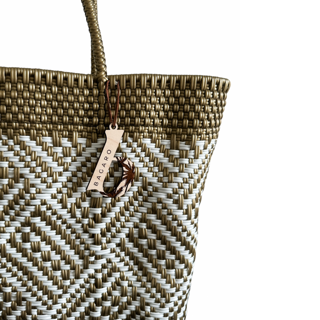 Jacinta Gold Handwoven Bag