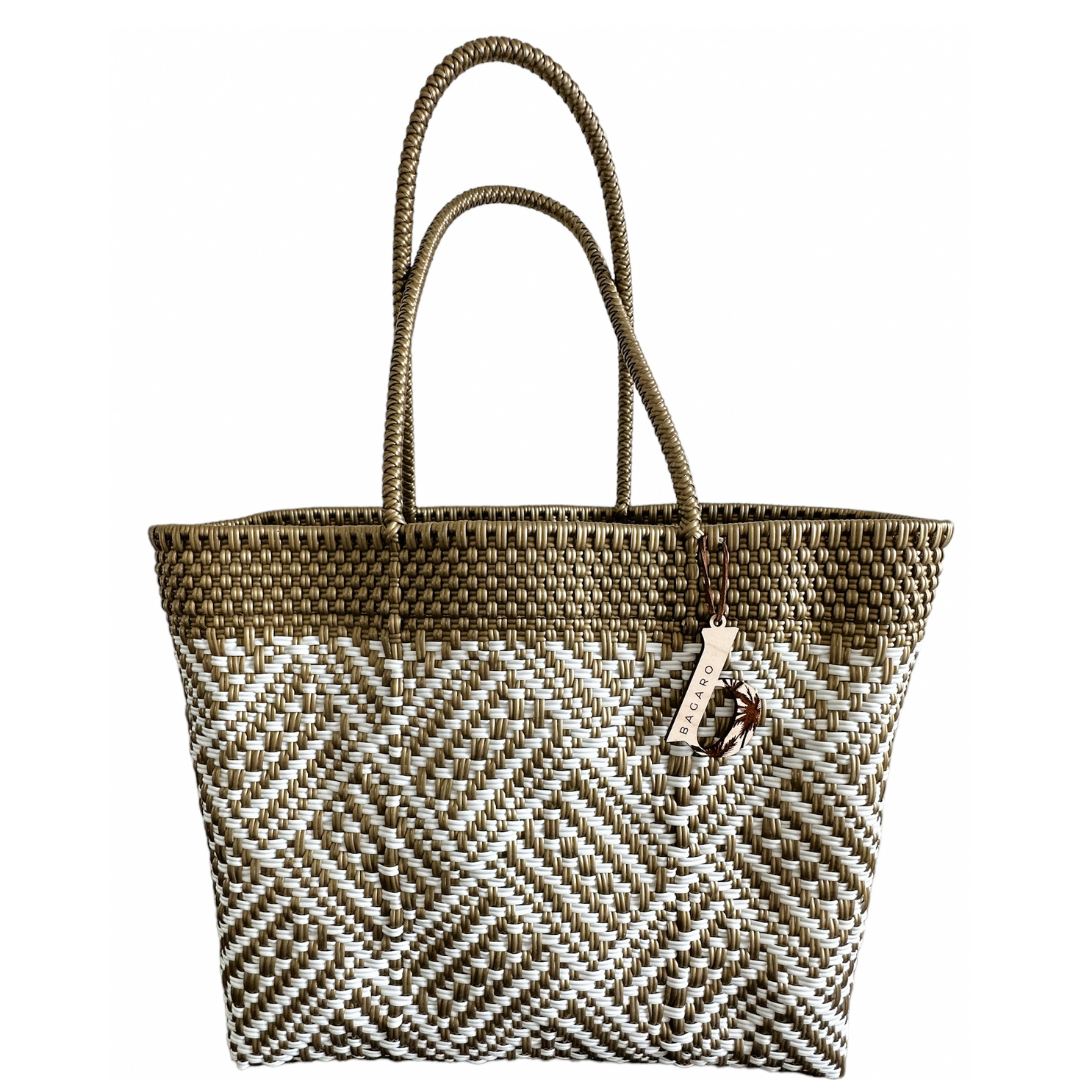 Jacinta Gold Handwoven Bag