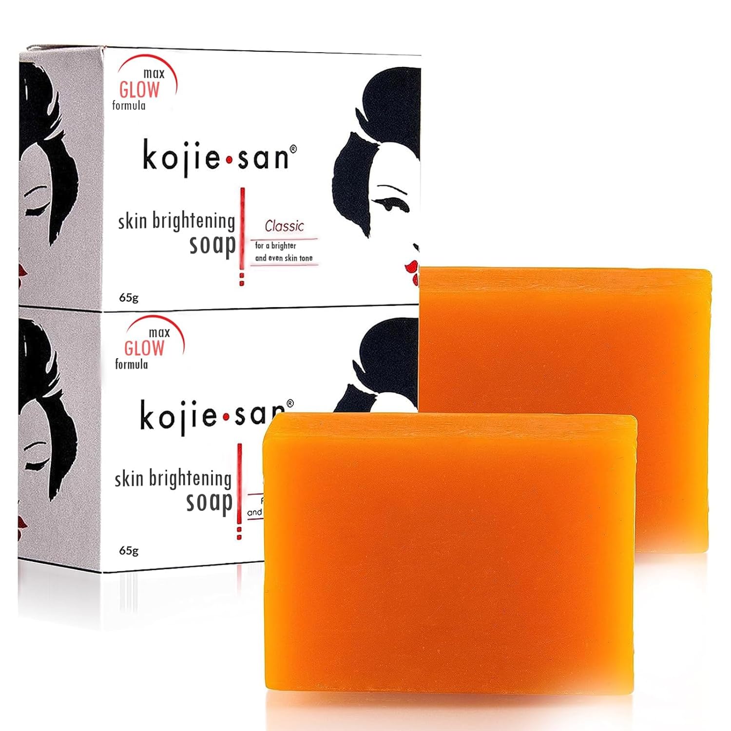 Skin Brightening Soap | Reduces Dark Spots & Scars, 65g x 2 Bars