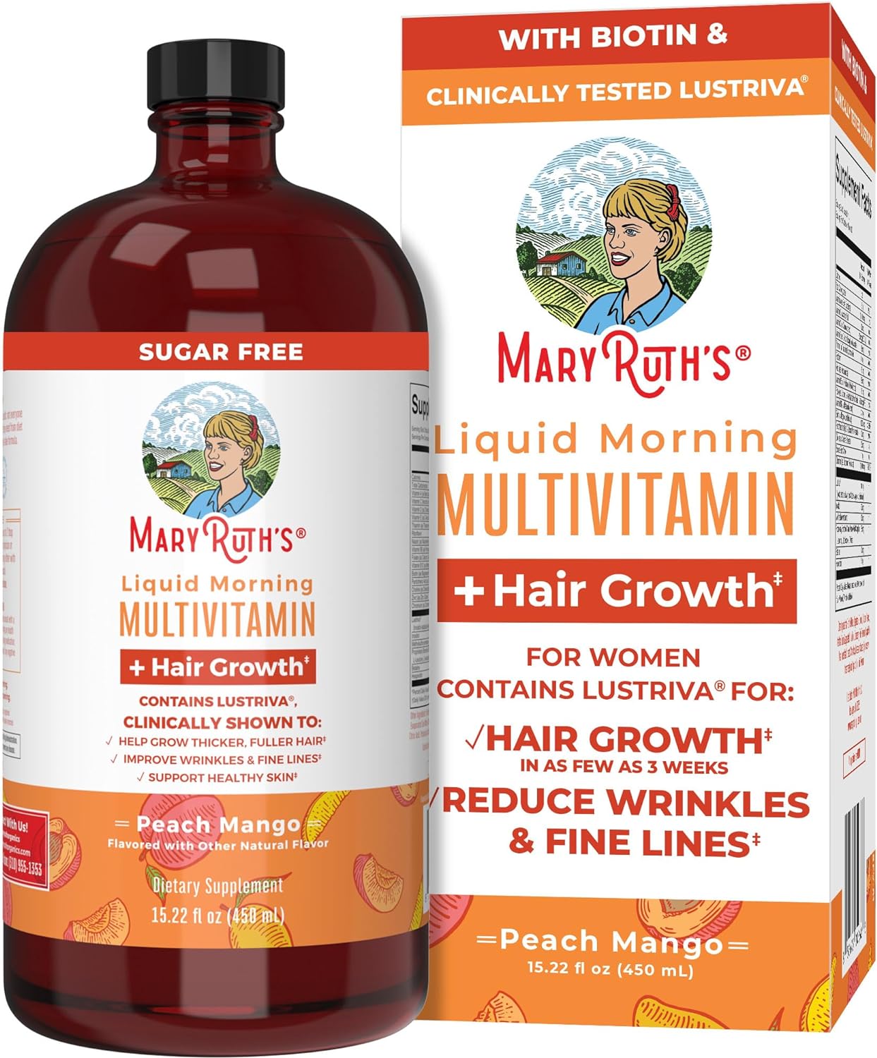 Multivitamin Multimineral Supplement | Hair Growth, 15.22 Fl Oz