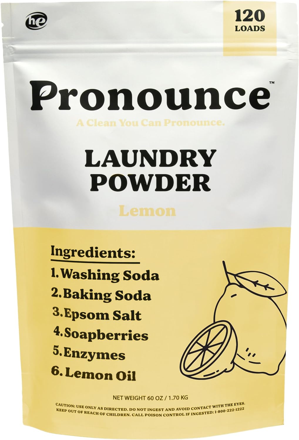 Laundry Detergent Powder | Eco-Friendly, 120 Loads