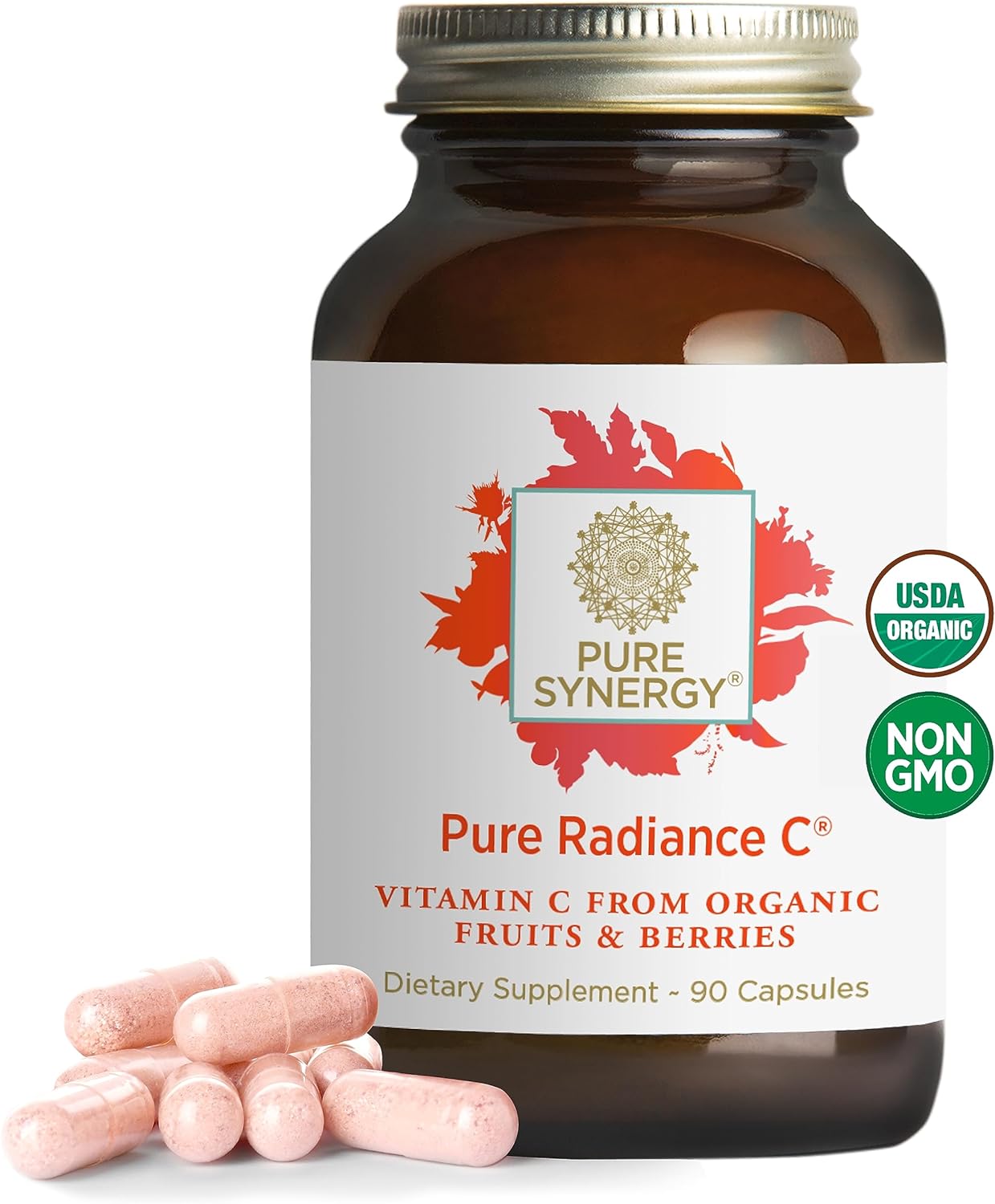 Organic Vitamin C Capsules | 100% Natural, 90 Capsules