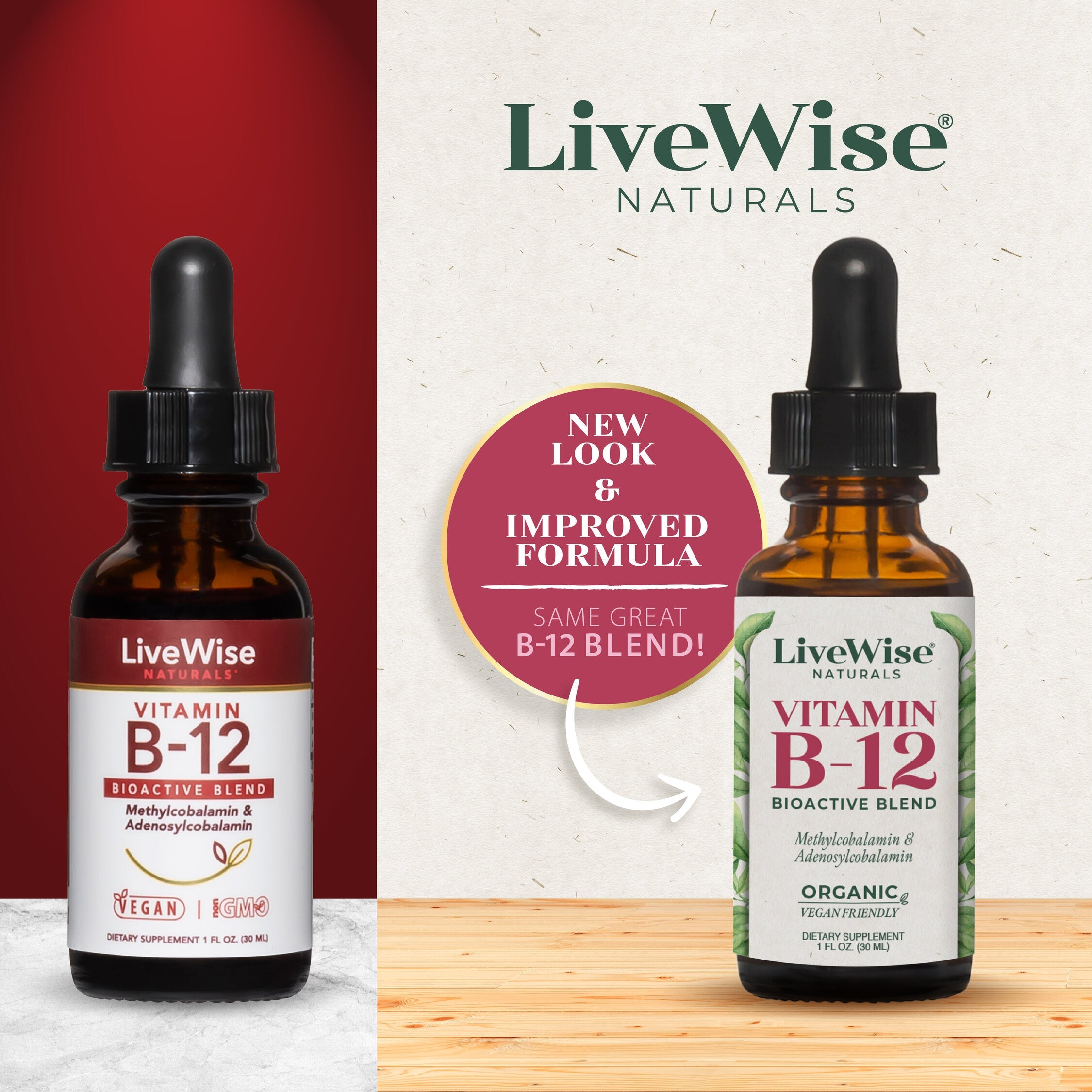 Vitamin B12 Liquid Drops - BIO ACTIVE BLEND