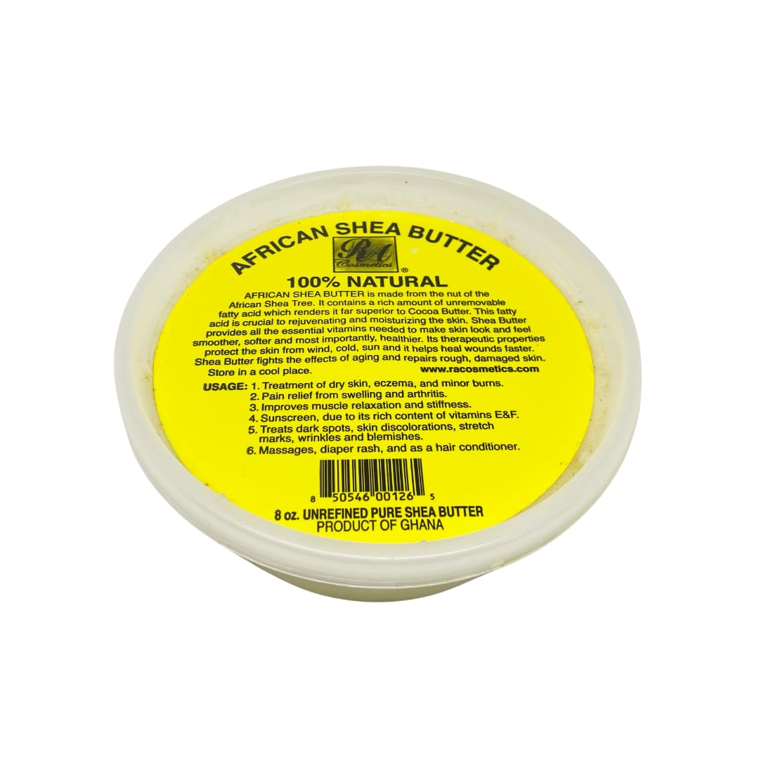 Body Butter | Pure Raw Shea, Ivory, 8 oz, Unrefined