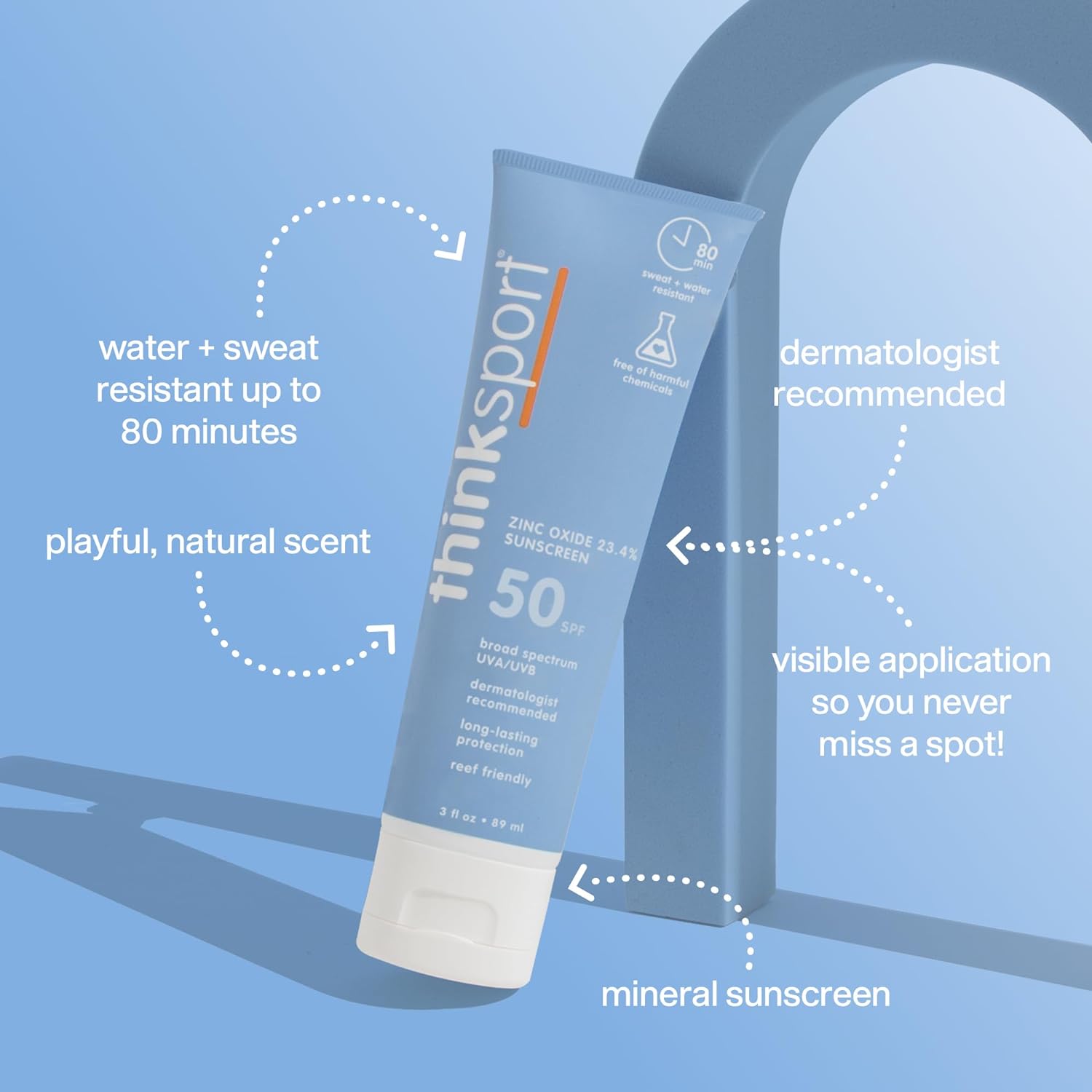 Sunscreen | SPF 50+, 3 oz, Water Resistant, Reef Safe