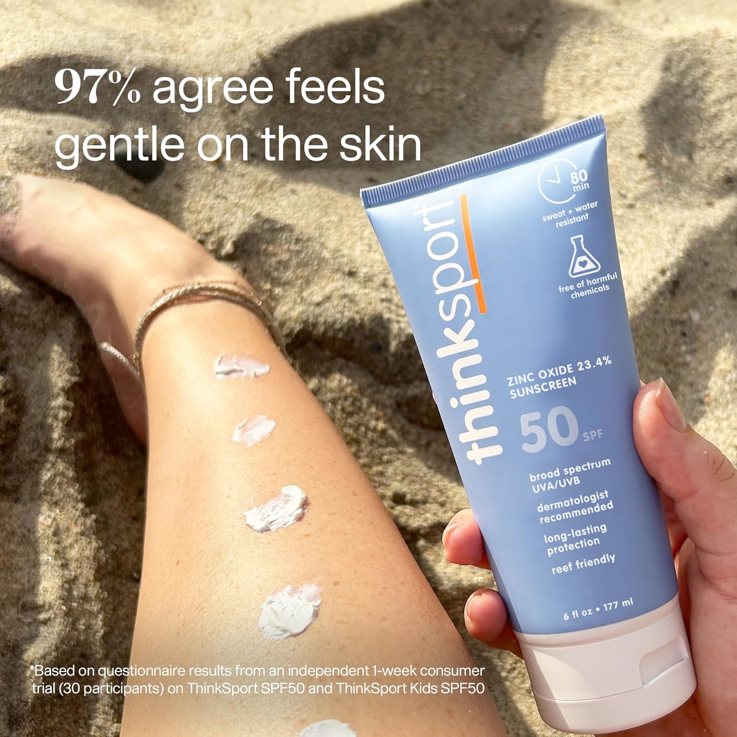 Sunscreen | SPF 50+, 3 oz, Water Resistant, Reef Safe