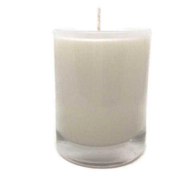 Candle | Unscented Natural Kosher Soy Wax, Glass Votive, Dye Free - 48