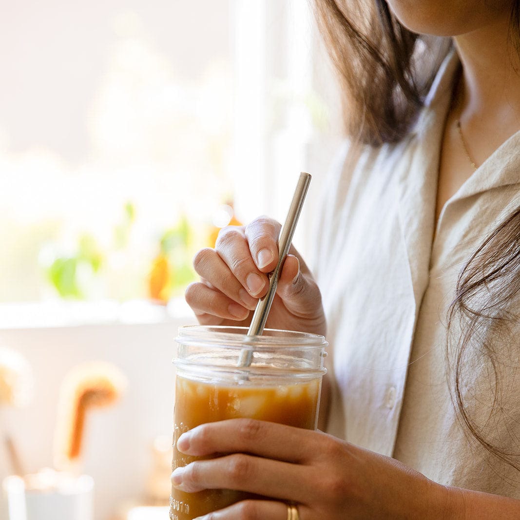 Stainless Steel Straw - Straight, Bent, or Boba Style