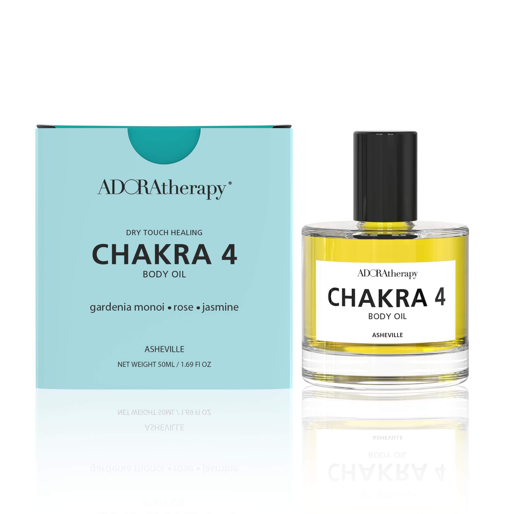 Chakra Dry Touch Healing Body Oil Number 4
