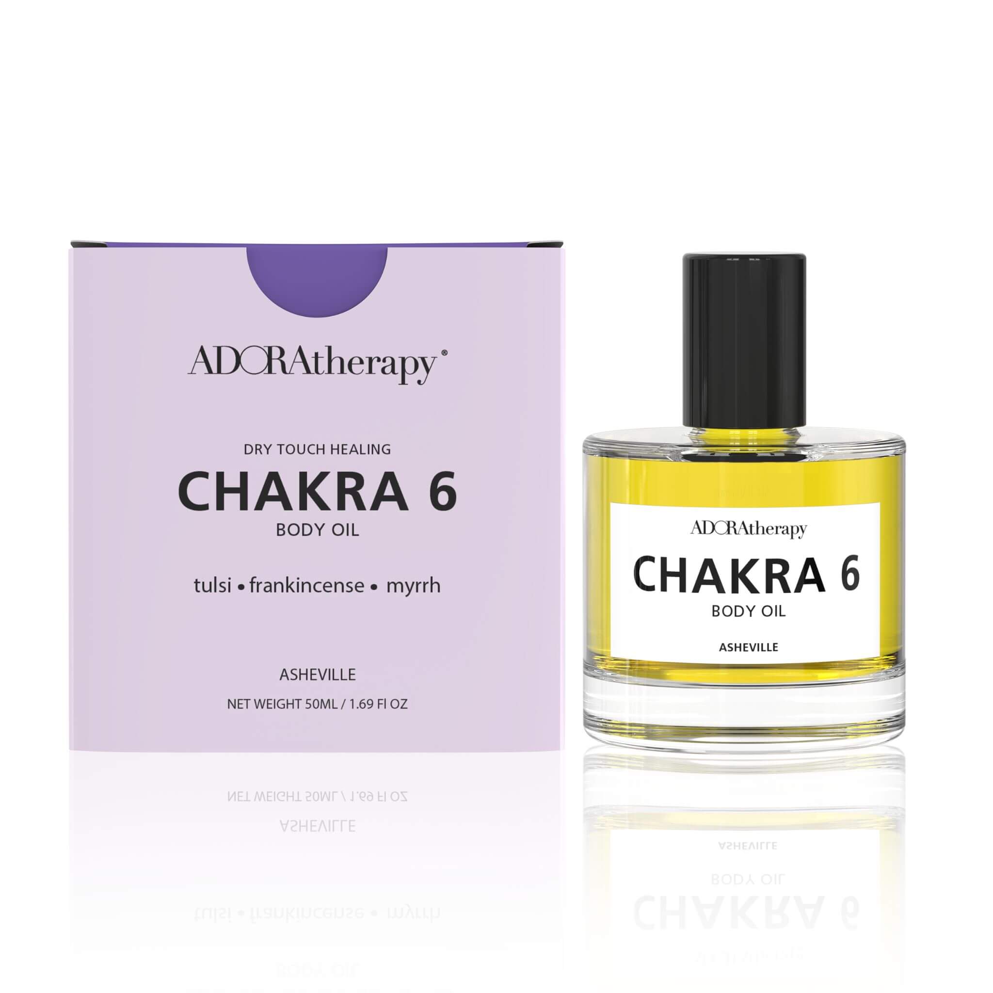 Chakra Dry Touch Healing Body Oil Number 6