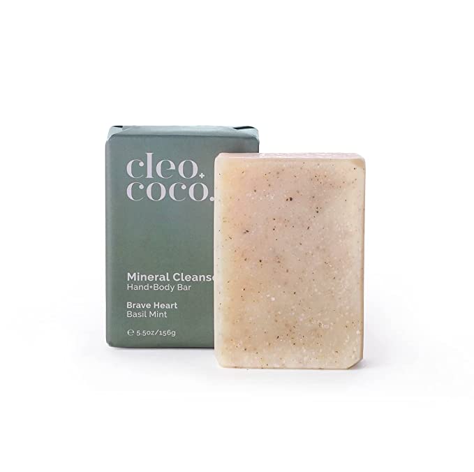 Mineral Cleanse Hand and Body Bar l Basil Mint — 5.5oz