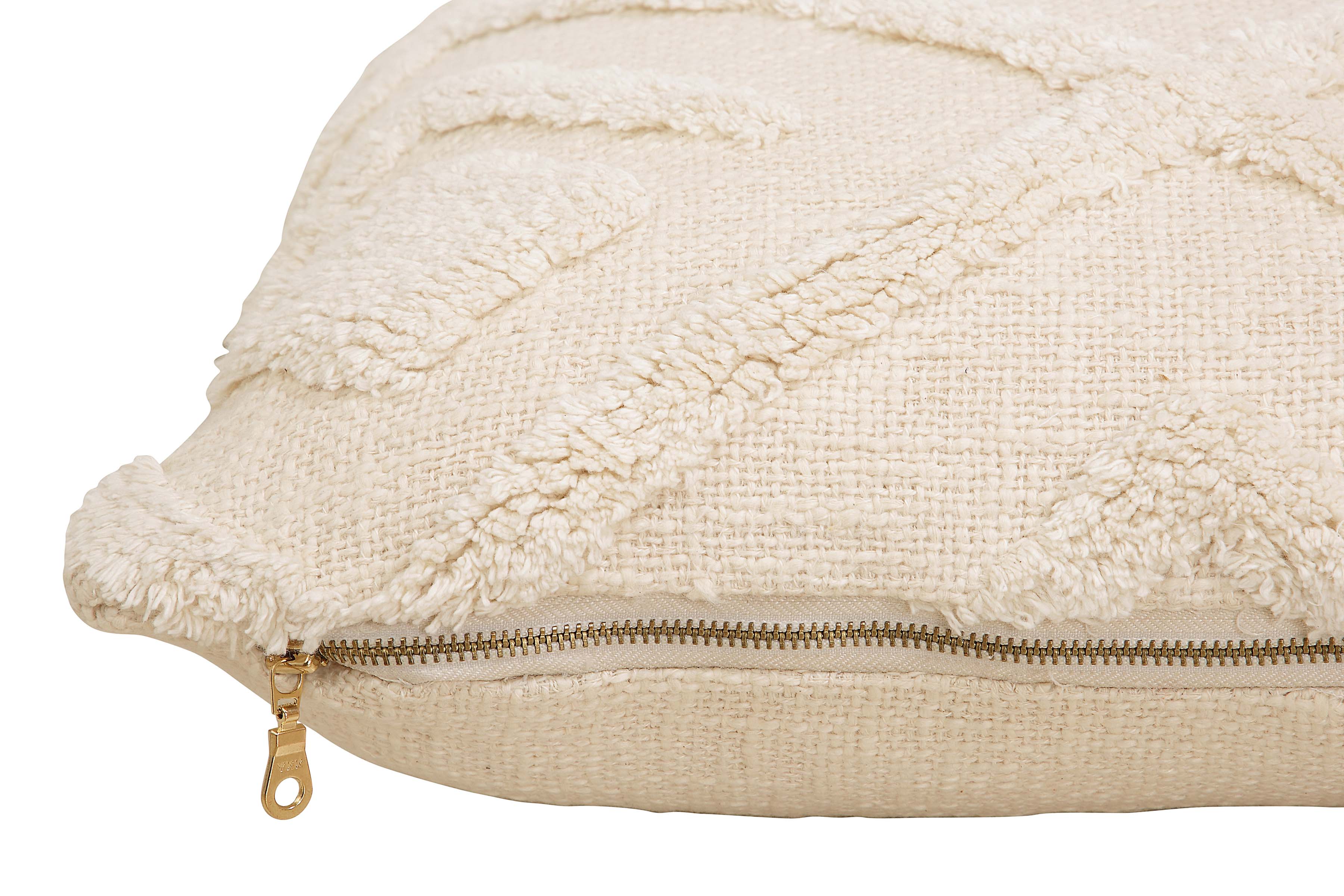 Tufted Pillow - Off White - 18x18 Inch
