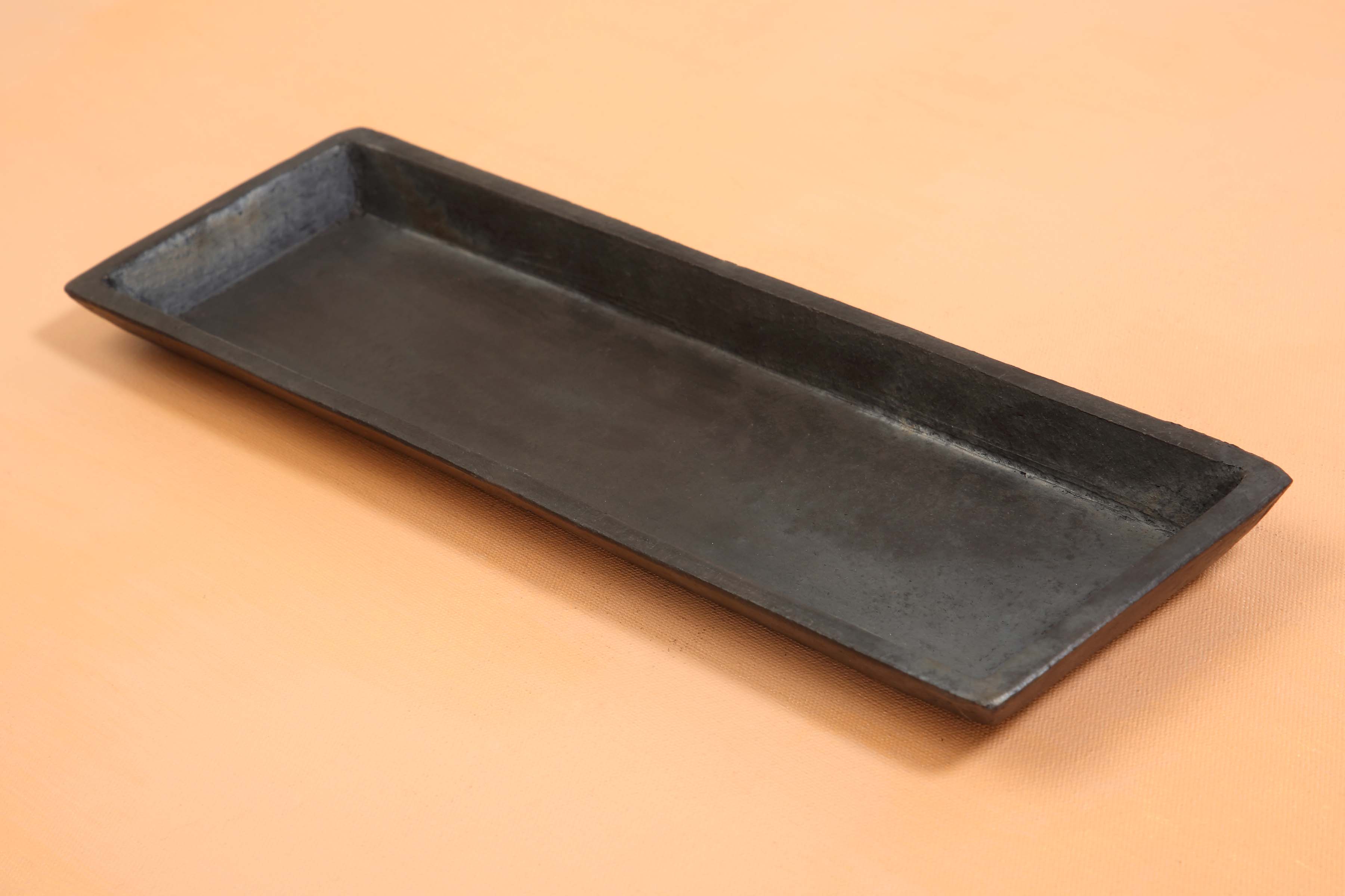 Earthenware Clay Longpi Pottery Tray, 15"x 4.52"x 1.18"