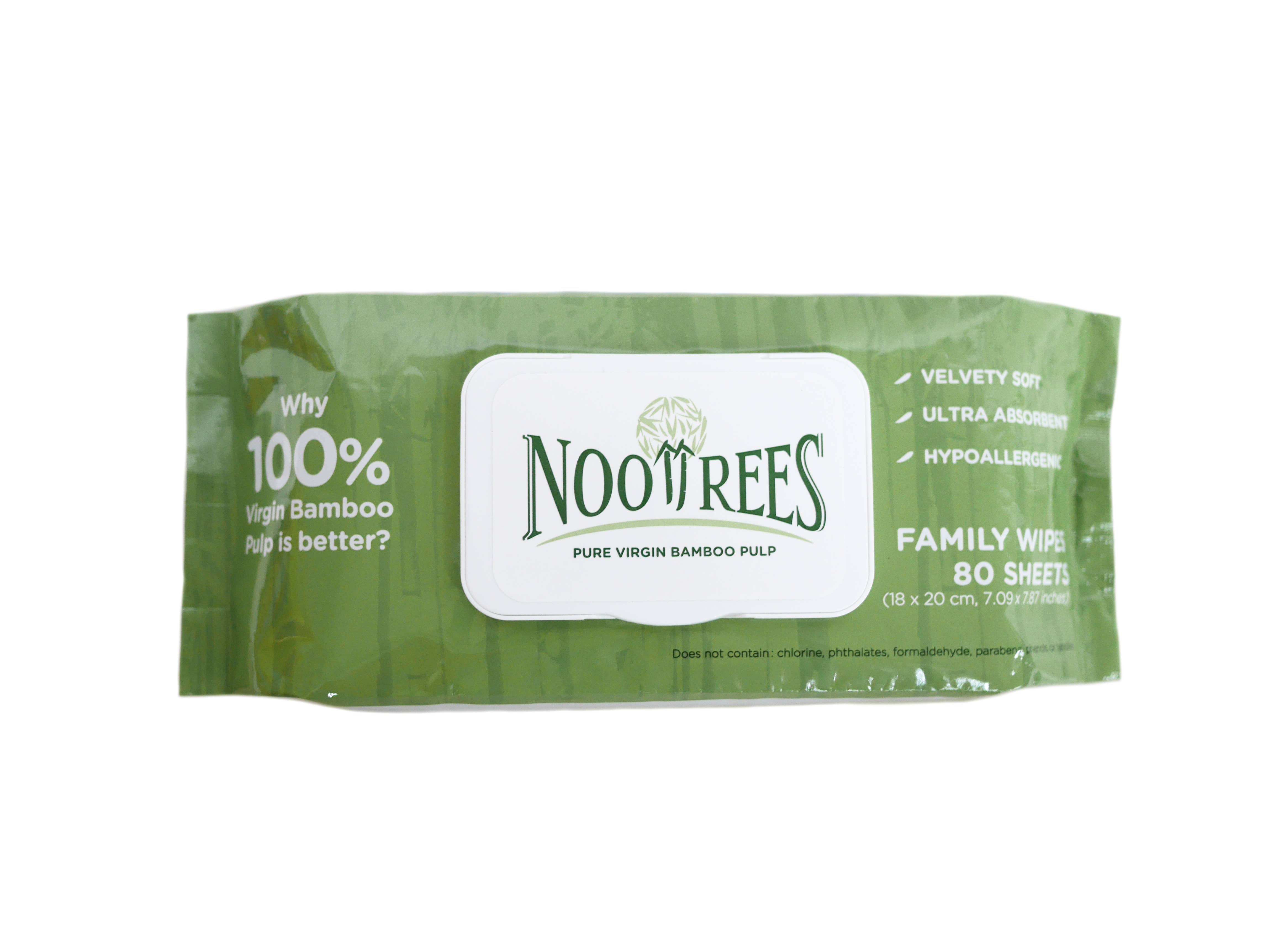 Bamboo Wet Wipes - Family Pack - 80 Sheets