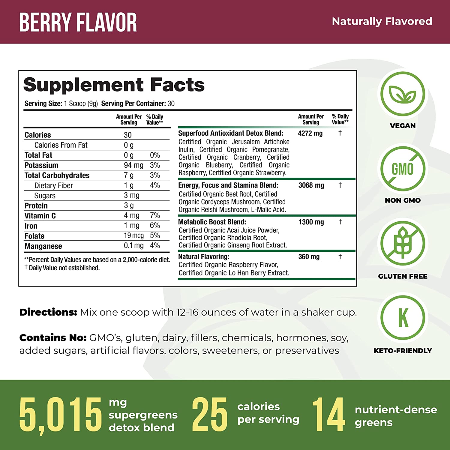 Superfood Reds - Acai Berry - 30 Servings