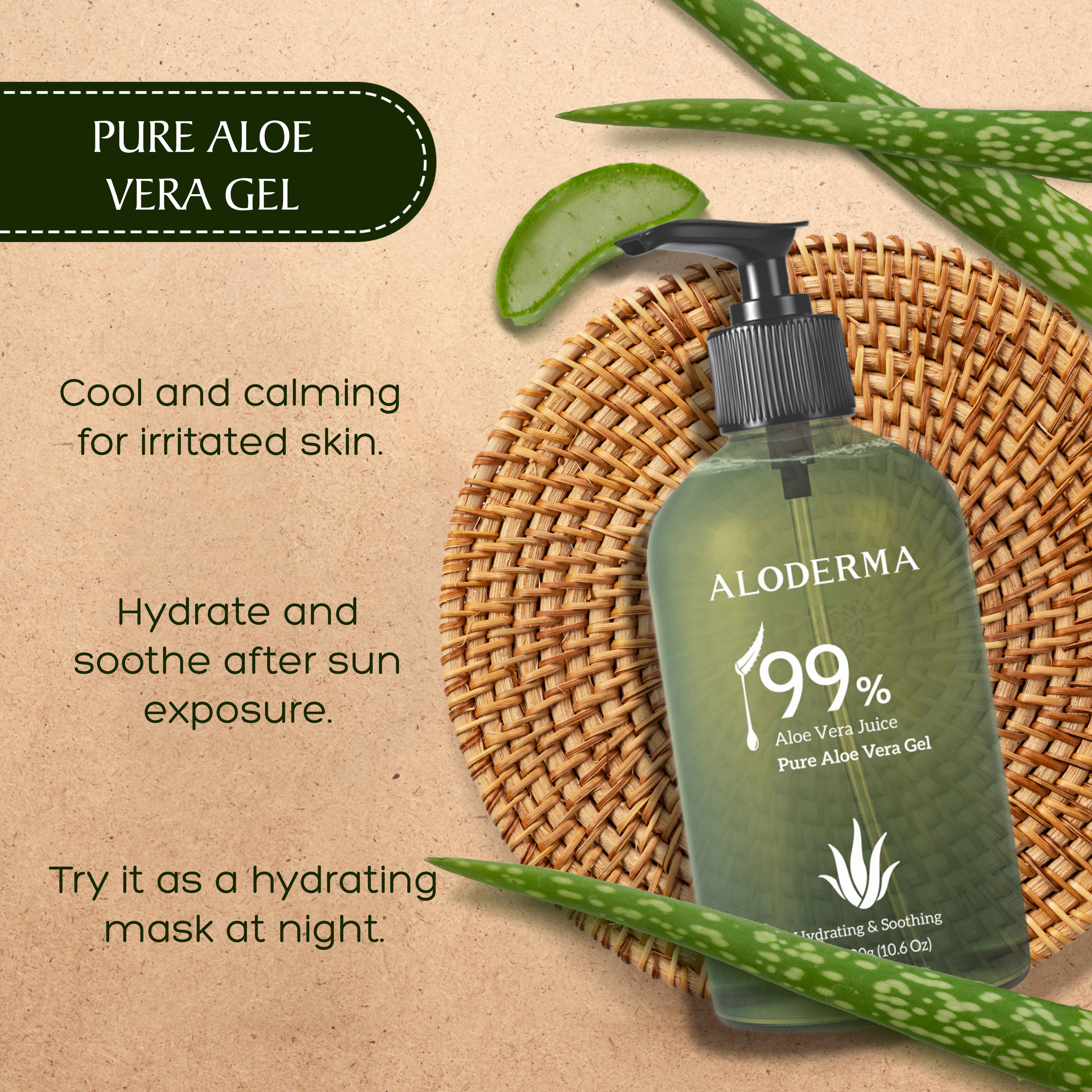 Pure Aloe Vera Gel 300g