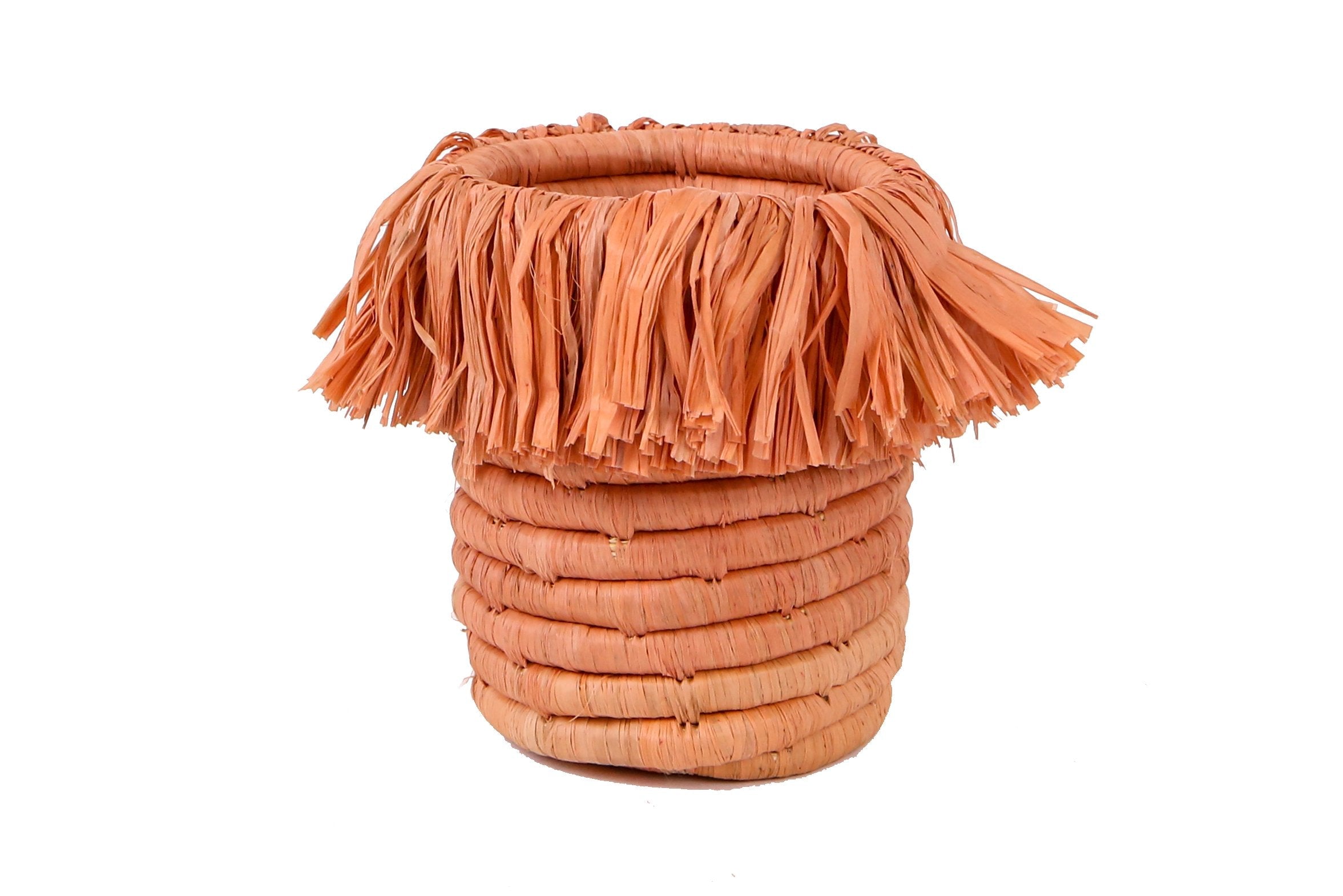 4" Fringed Container - Blissful Brights
