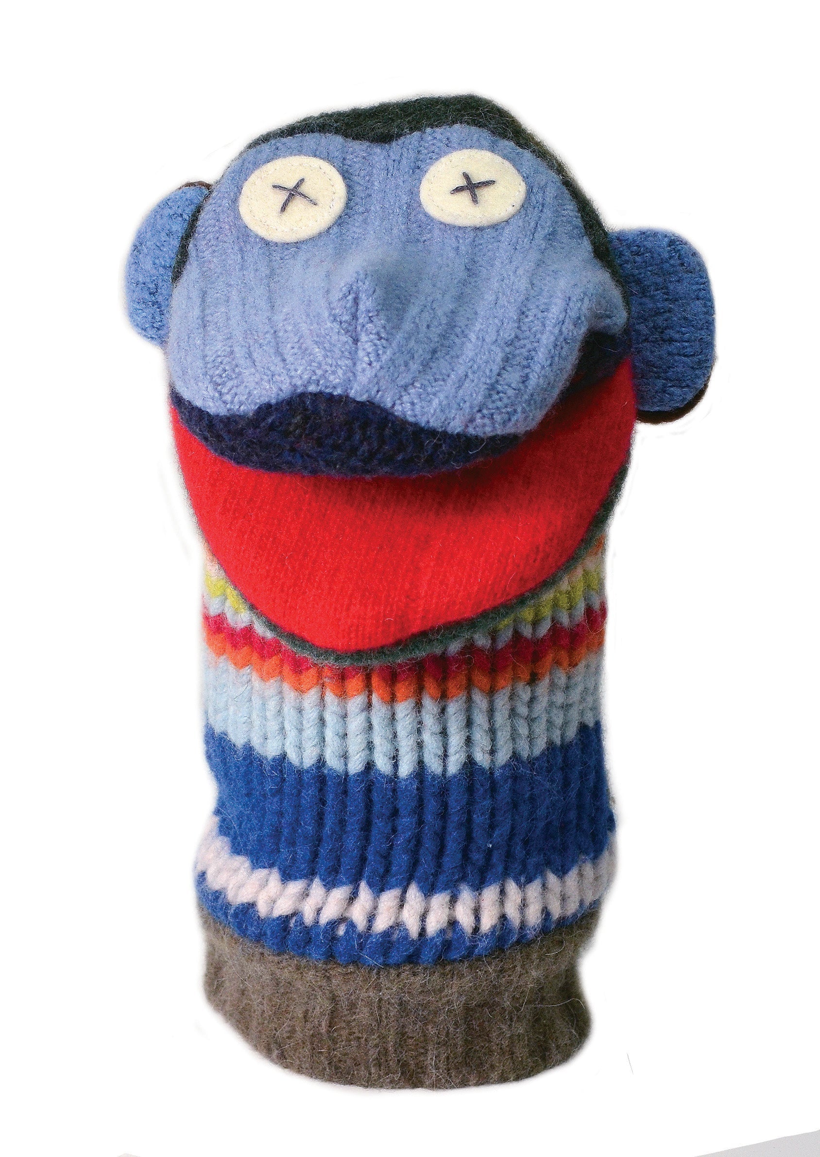 DIY Monkey Hand Puppet Kit from Reclaimed Wool