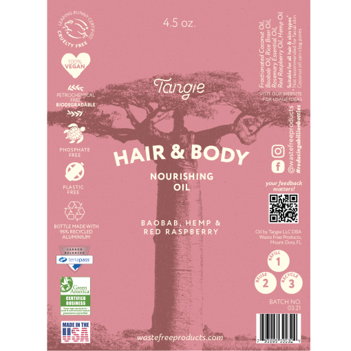 All Natural Hair and Body Oil by Tangie