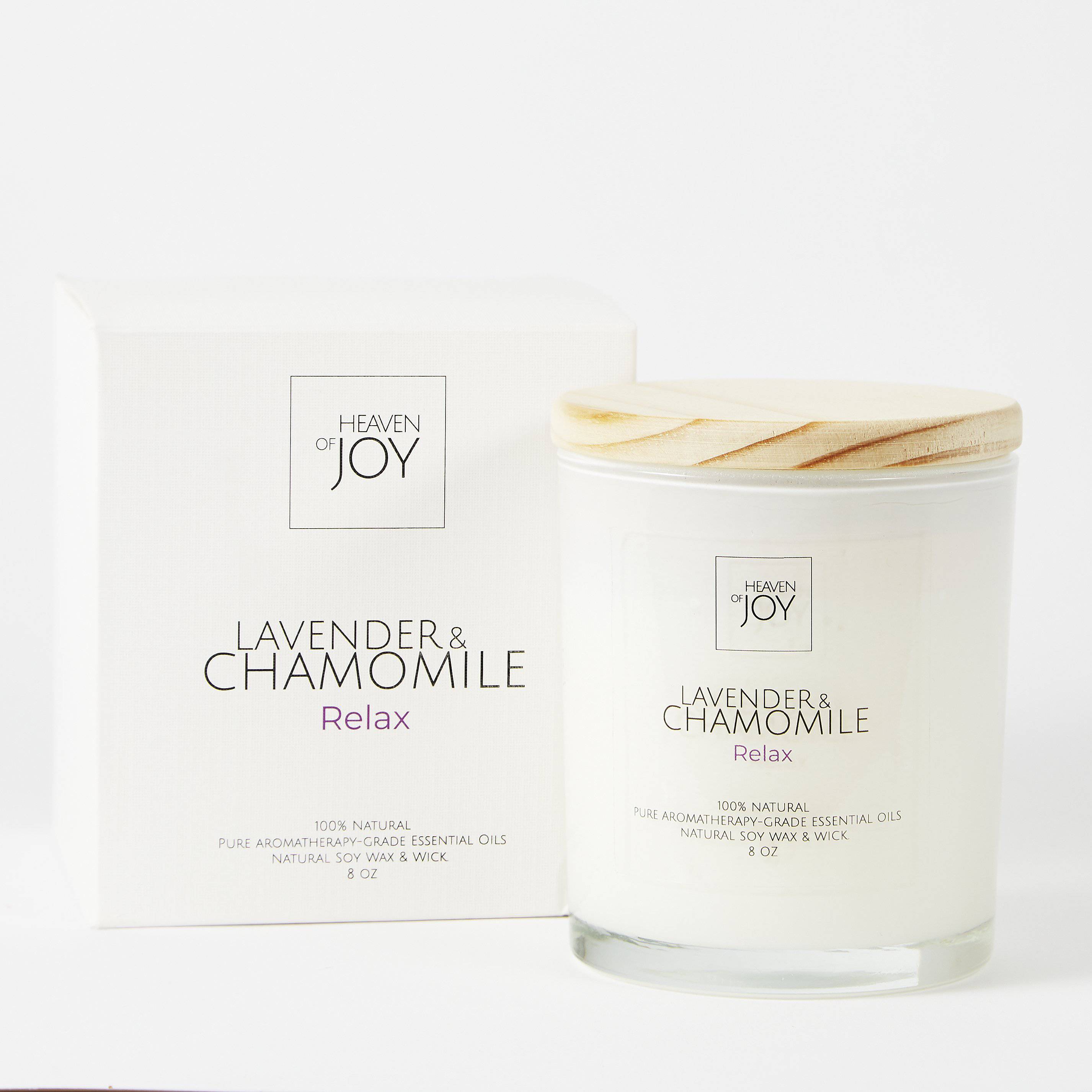 Lavender & Chamomile Candle | 100% Natural
