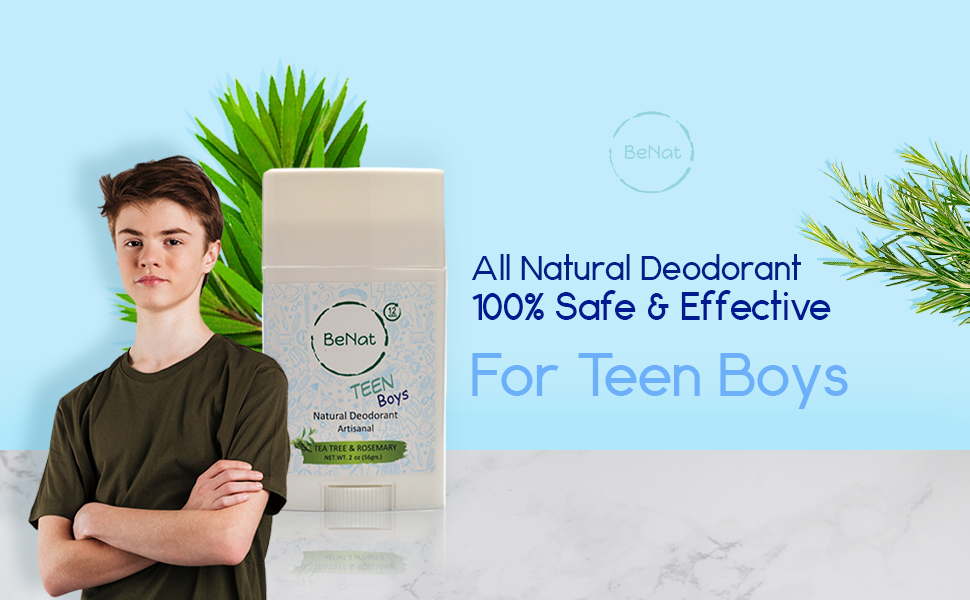 All-Natural Deodorants for Kids & Teens