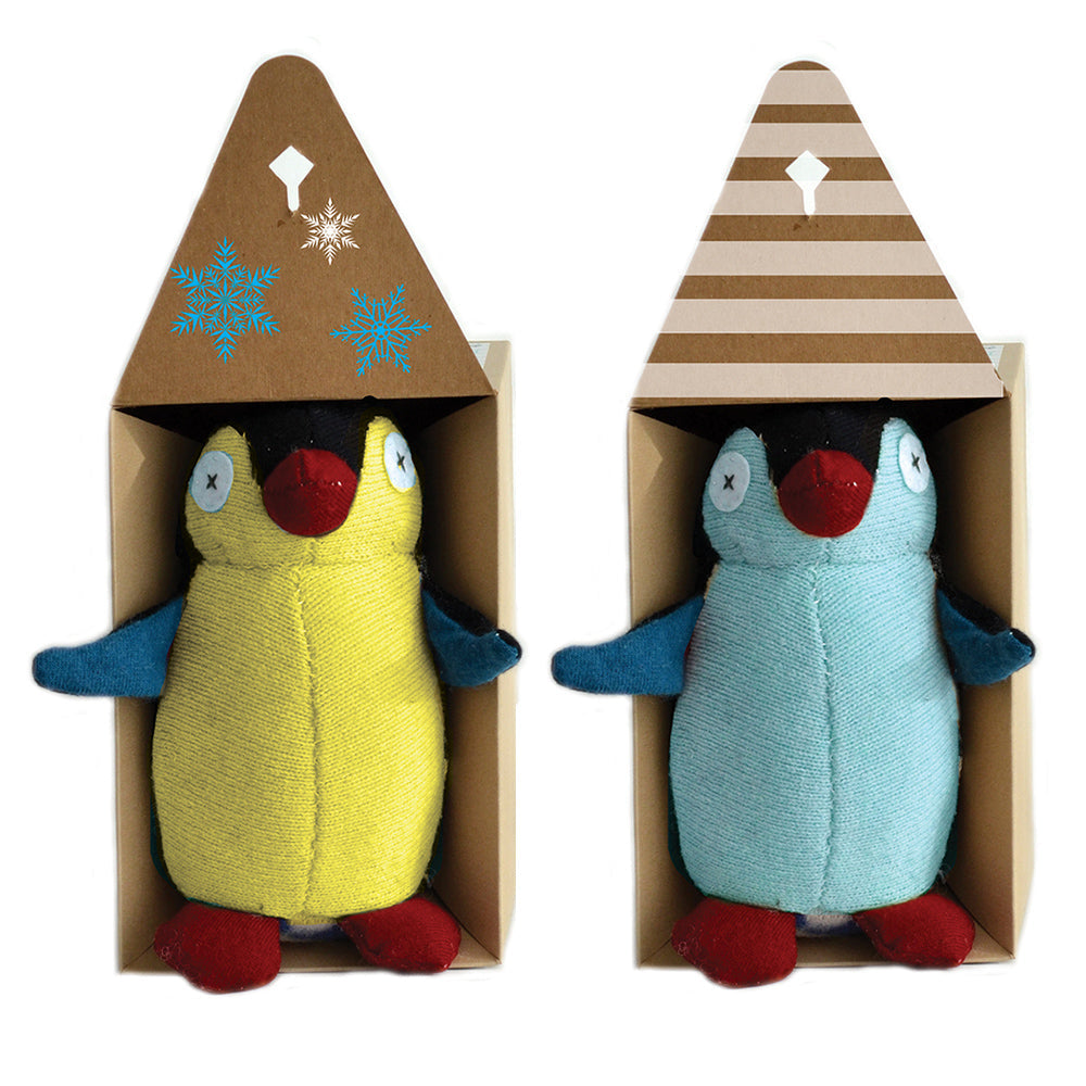 DIY Penguin Stuffed Animal Kit from Reclaimed Wool