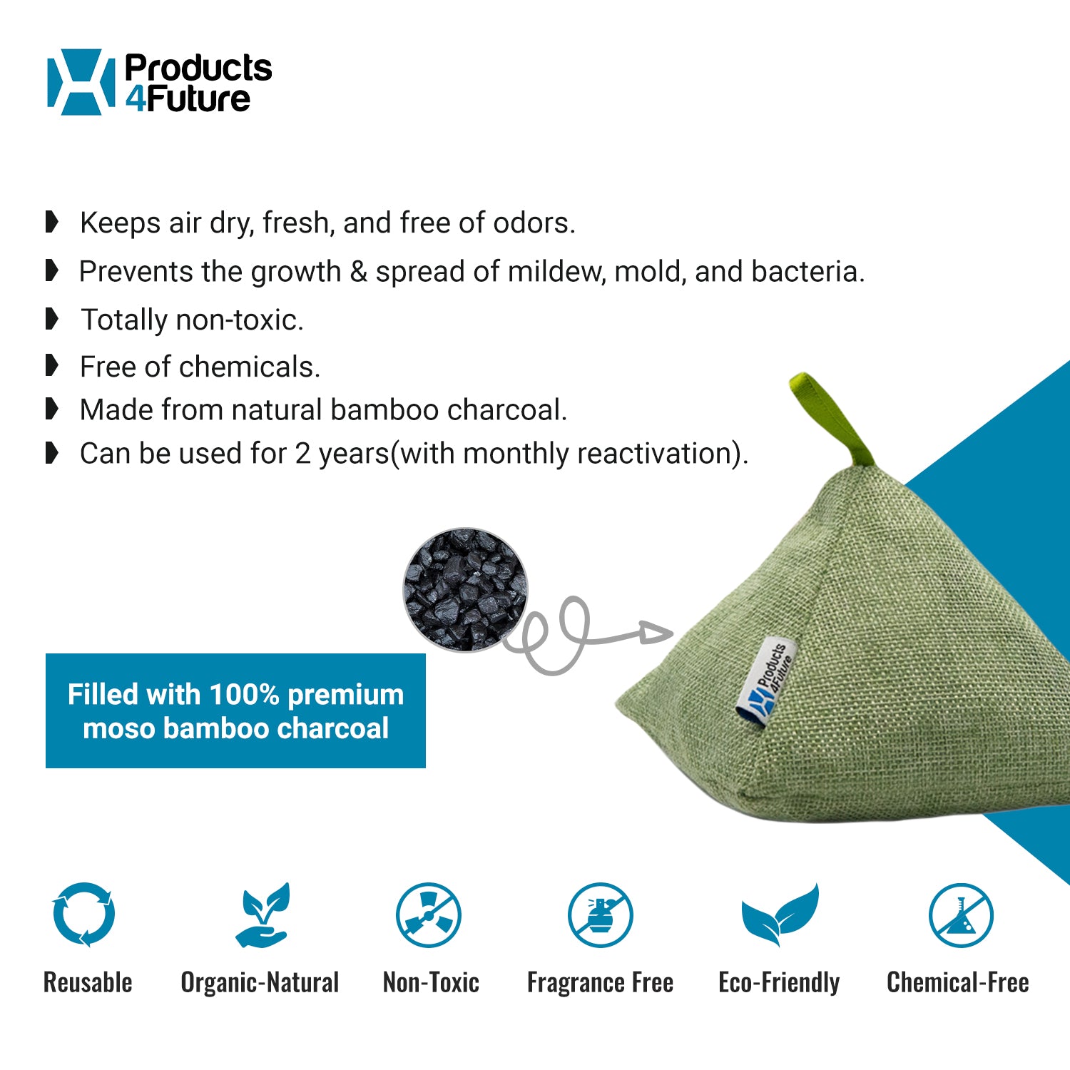 Bamboo charcoal air on sale purifier bags