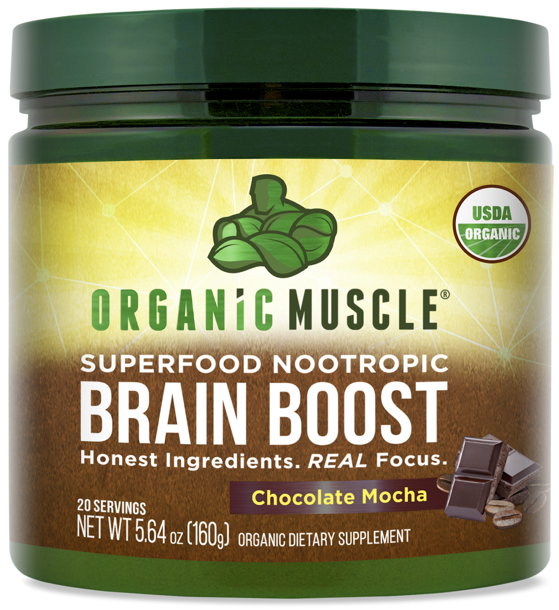 Superfood Brain Boost Powder - Chocolate Mocha  - 20 Servings